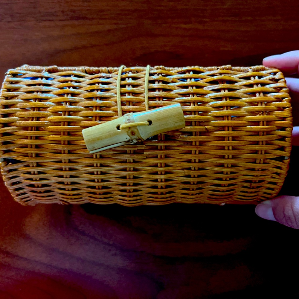 Lilly Pulitzer Wicker clutch